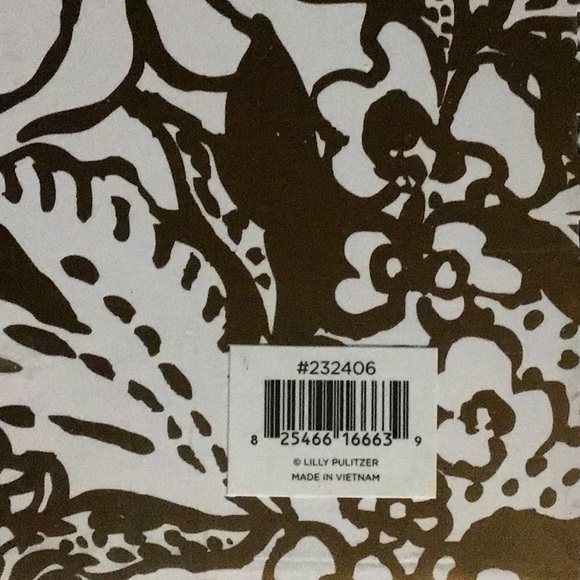 NIP Lilly Pulitzer Large notebook Safari sangria gold - Picture 8 of 8